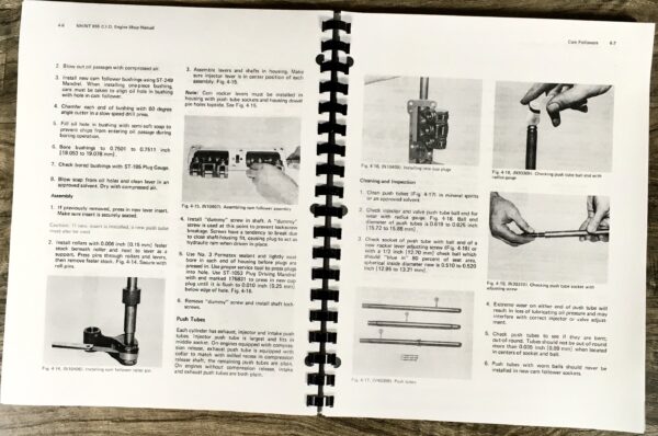 Set Cummins Diesel Nh Nt Diesel Engines Service Manual Parts Catalog Shop Set - Image 6