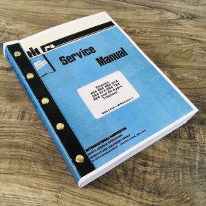 Service Shop Repair Manual 584 674 684 International Farmall Tractor Workshop