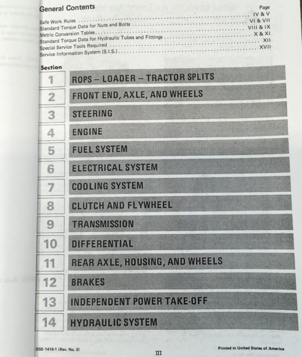 Service Shop Repair Manual 454 464 484 International Farmall Tractor Workshop - Image 2