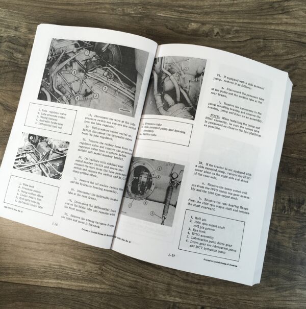 Service Shop Repair Manual 454 464 484 International Farmall Tractor Workshop - Image 6