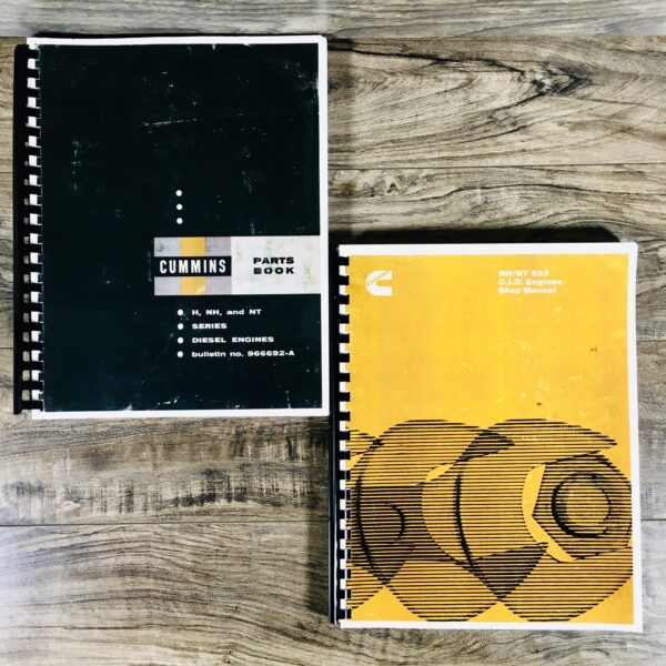 Set Cummins Diesel Nh Nt Diesel Engines Service Manual Parts Catalog Shop Set