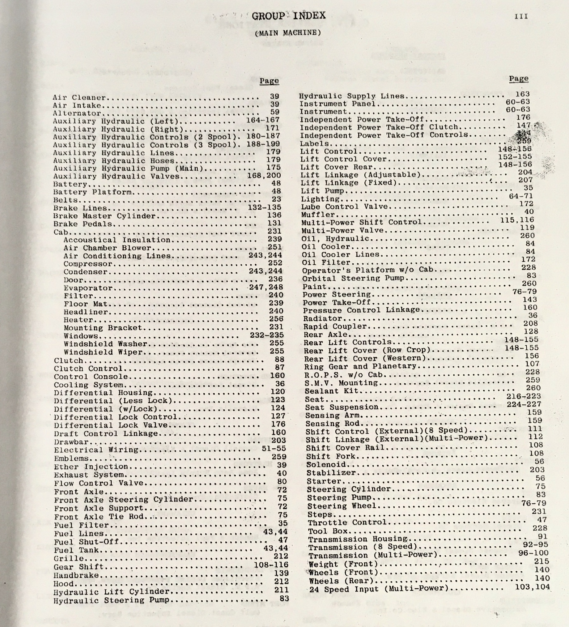 Massey Ferguson Mf 2705 Tractor Parts Catalog Manual Book Exploded View Assembly - Image 2