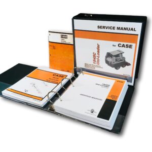 Case 1845C Uni-Loader Skid Steer Service Repair Shop Parts Operators Manual Book