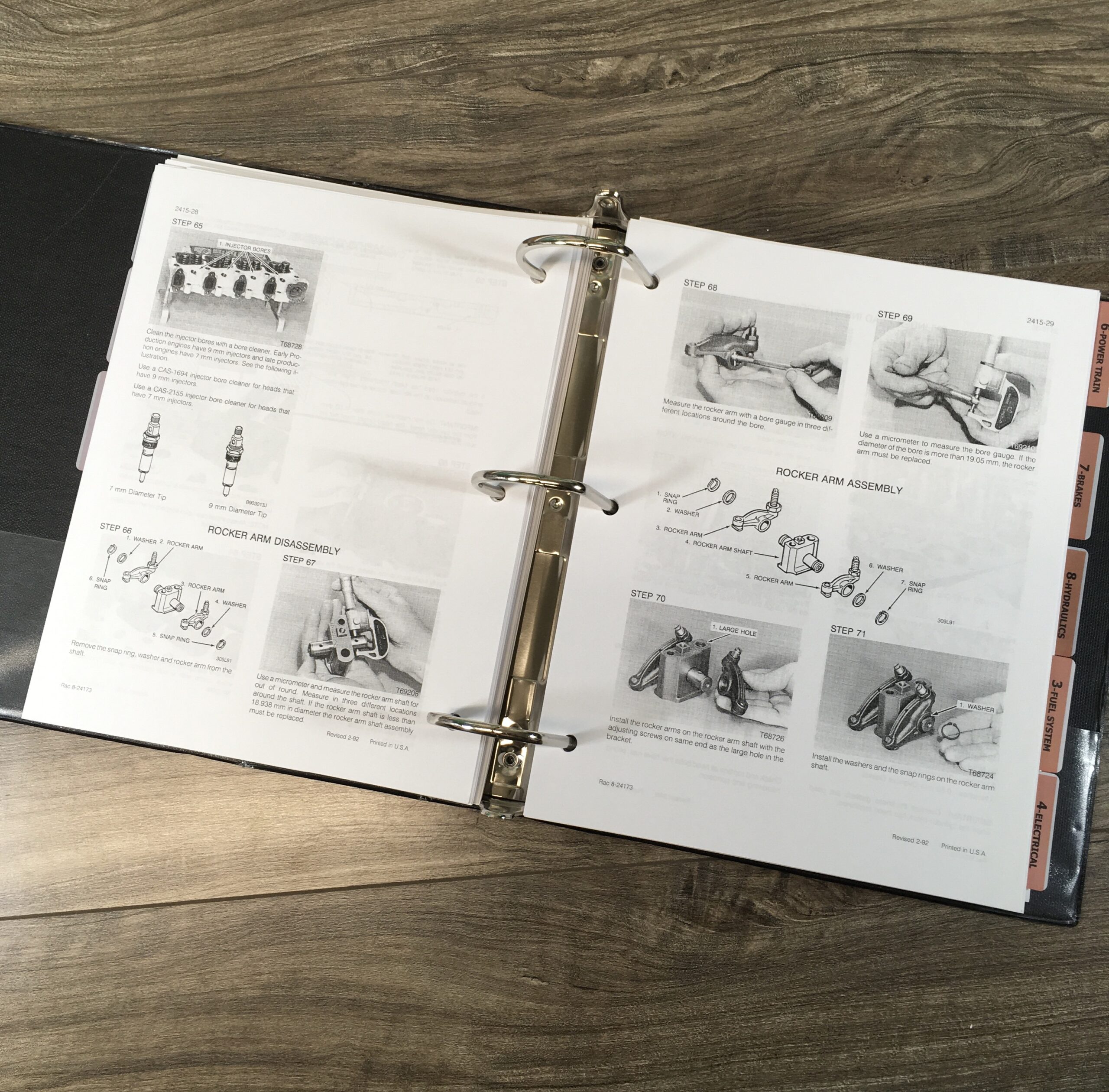 Case 1845C Uni Loader Skid Steer Service Manual Parts Catalog Repair Shop Books - Image 23