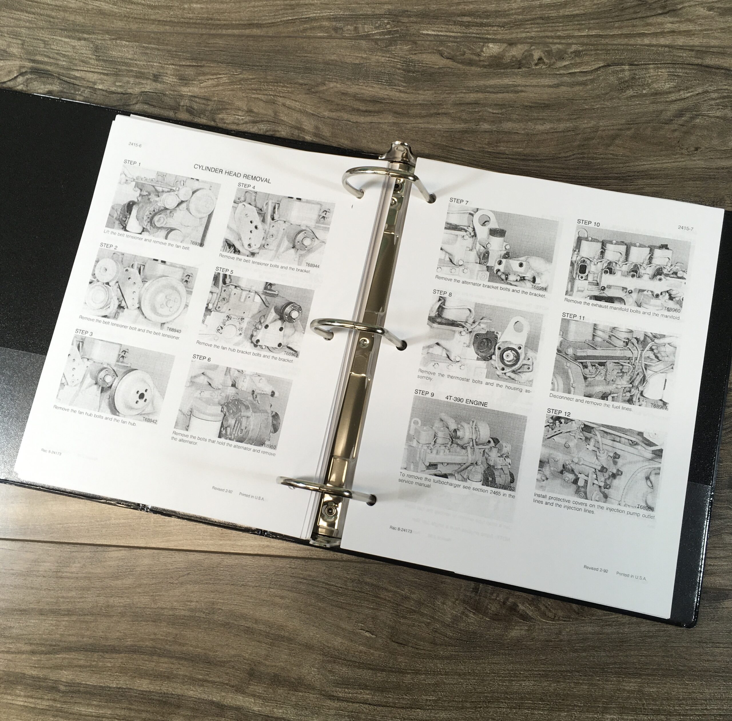 Case 1845C Uni Loader Skid Steer Service Manual Parts Catalog Repair Shop Books - Image 22