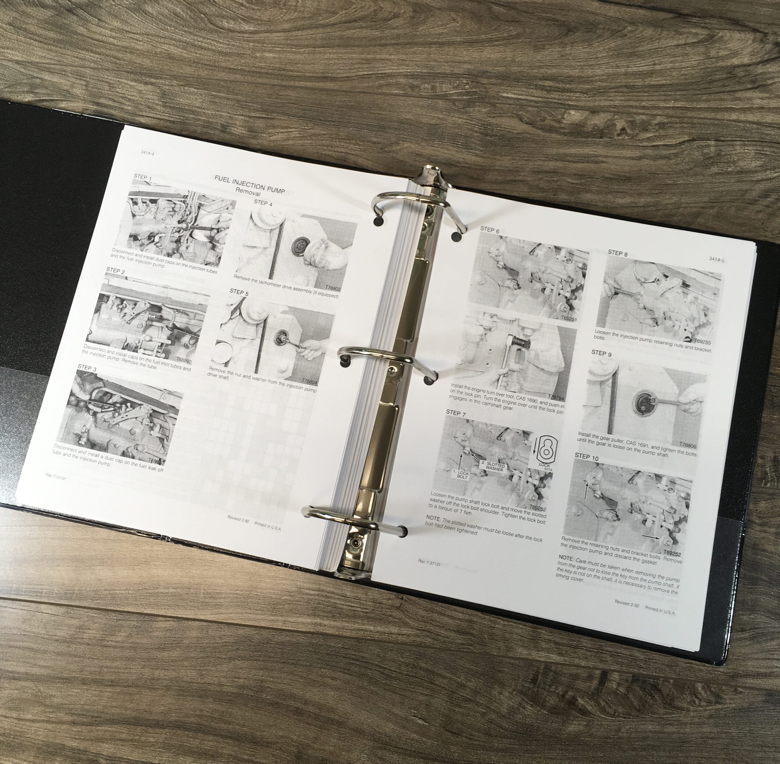 Case 1845C Uni Loader Skid Steer Service Manual Parts Catalog Repair Shop Books - Image 17