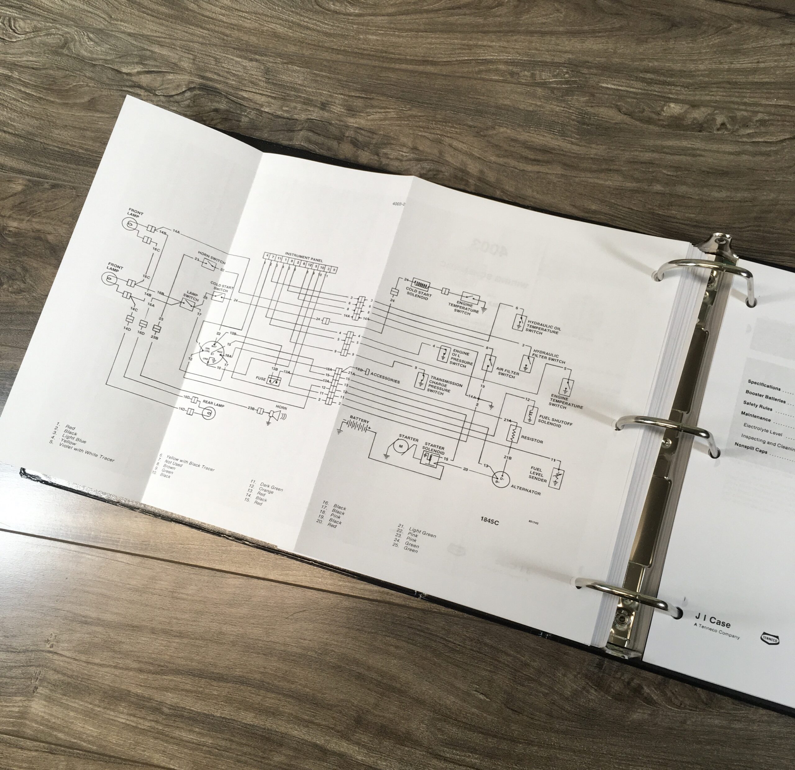 Case 1845C Uni Loader Skid Steer Service Manual Parts Catalog Repair Shop Books - Image 12