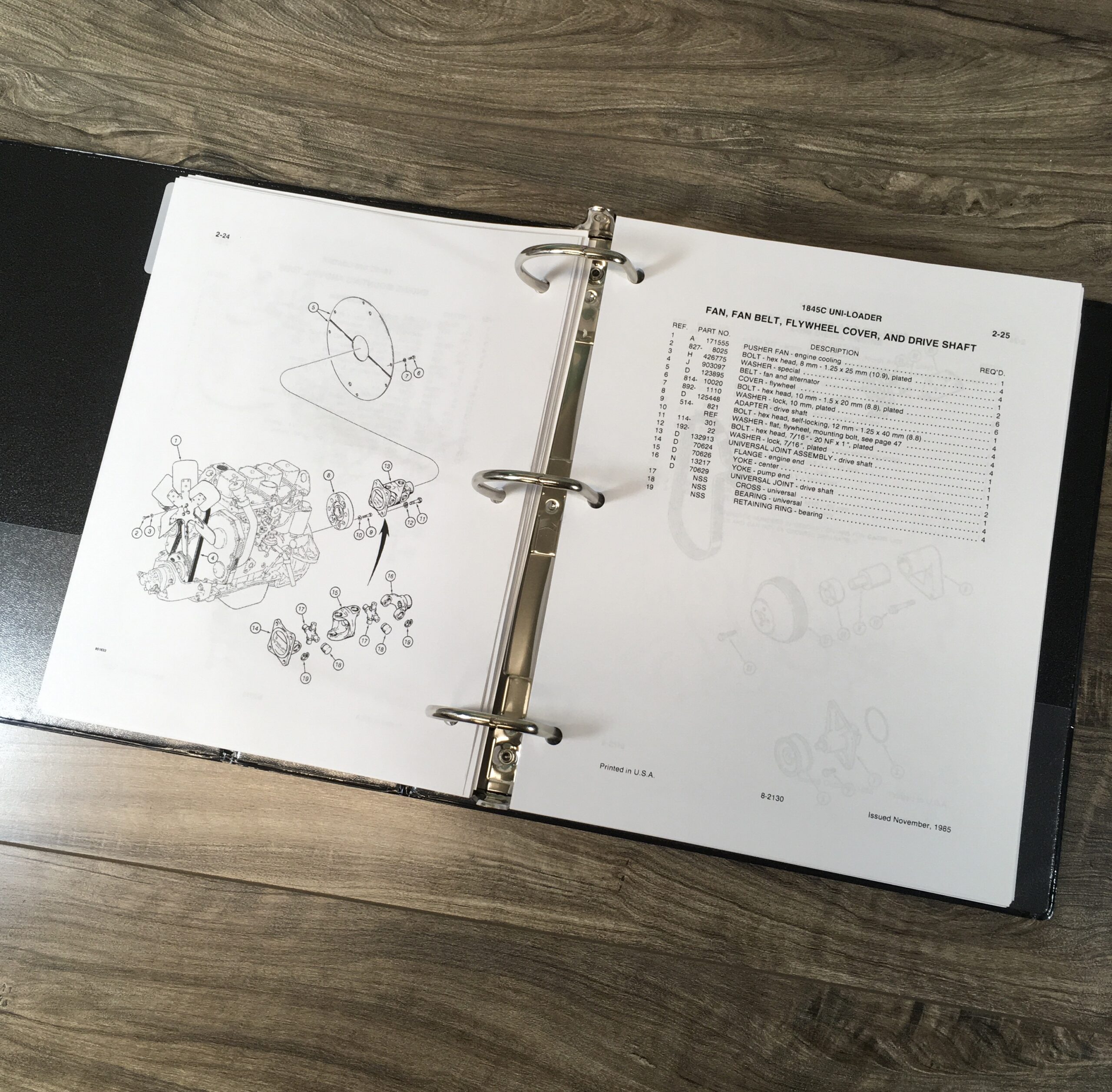 Case 1845C Uni Loader Skid Steer Service Manual Parts Catalog Repair Shop Books - Image 6