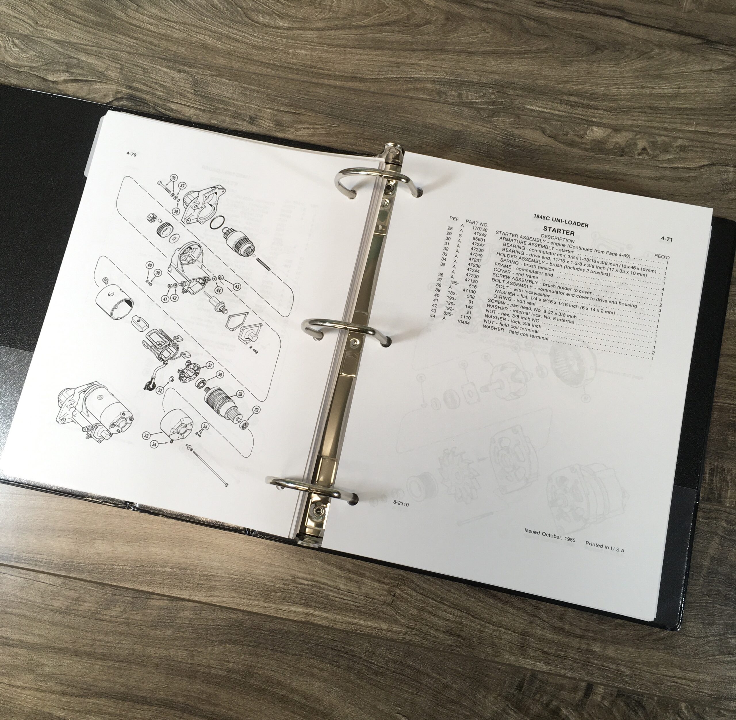 Case 1845C Uni Loader Skid Steer Service Manual Parts Catalog Repair Shop Books - Image 8