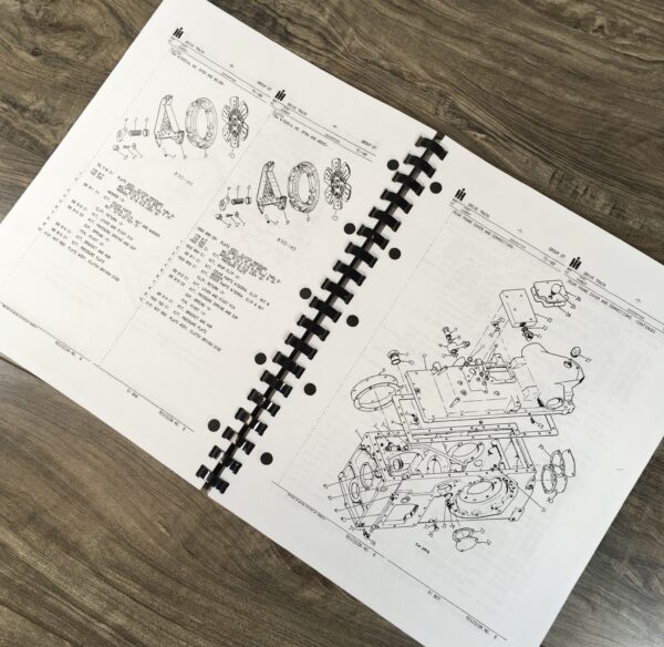 International Ih 784 Tractor Chassis Parts Assembly Manual Catalog Numbers - Image 4