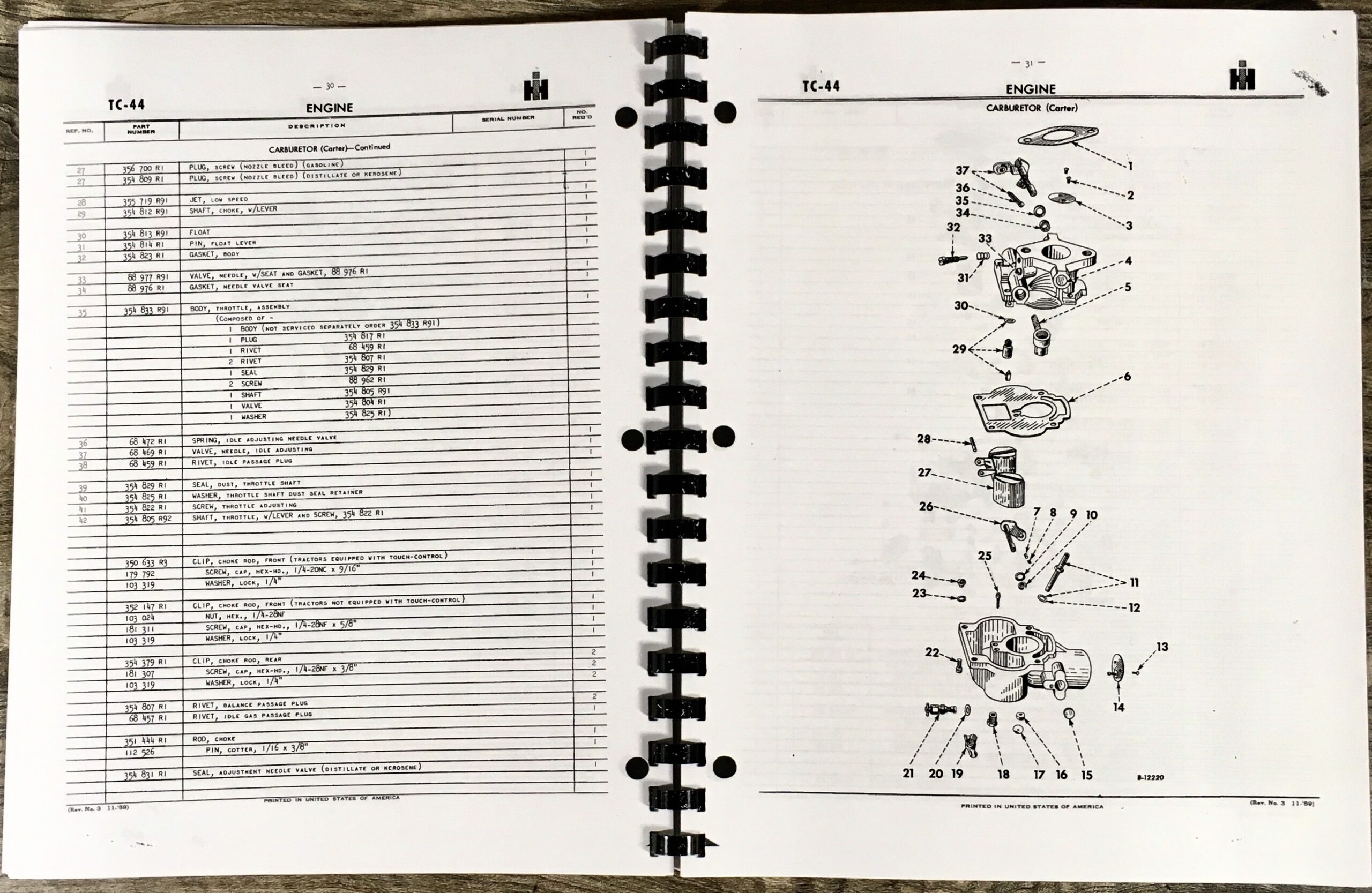 Farmall Super C Tractor Parts Manual Catalog International Ih Oem - Image 5