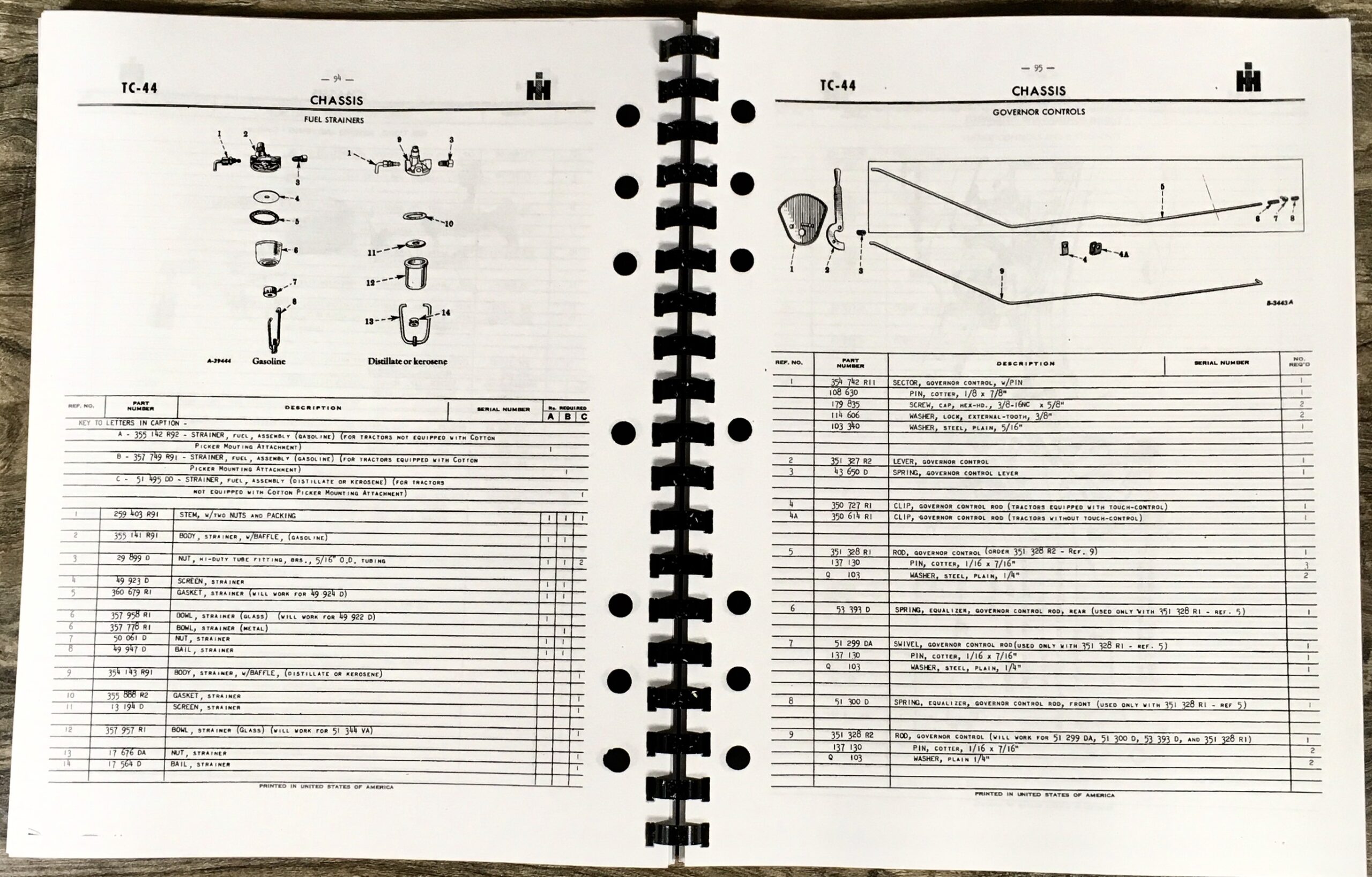 Farmall Super C Tractor Parts Manual Catalog International Ih Oem - Image 3