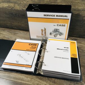 Case W14B Wheel Loader Service Repair Manual Parts Catalog Set