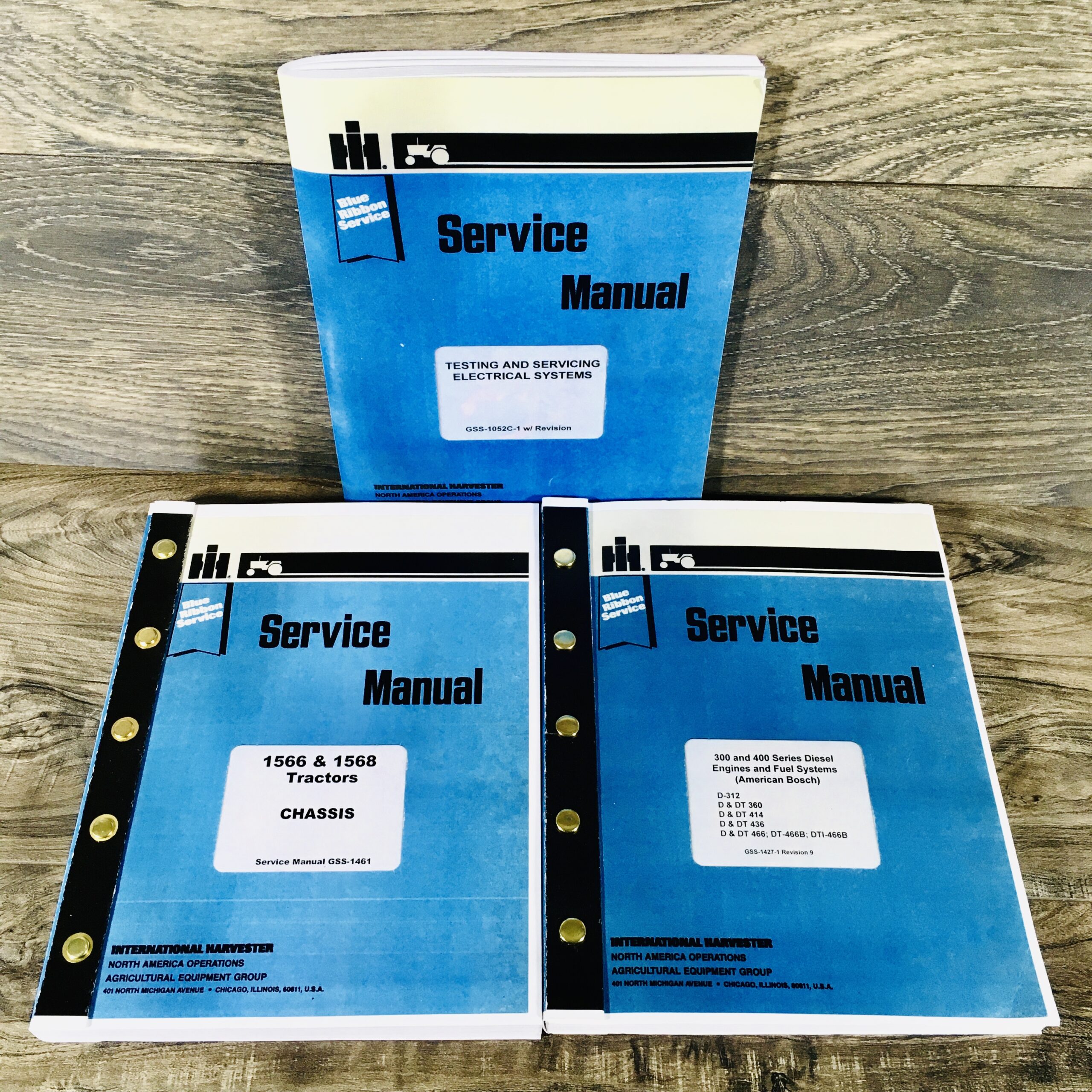 Farmall International 1566 Tractor Service Manual Repair Testing Overhaul Set