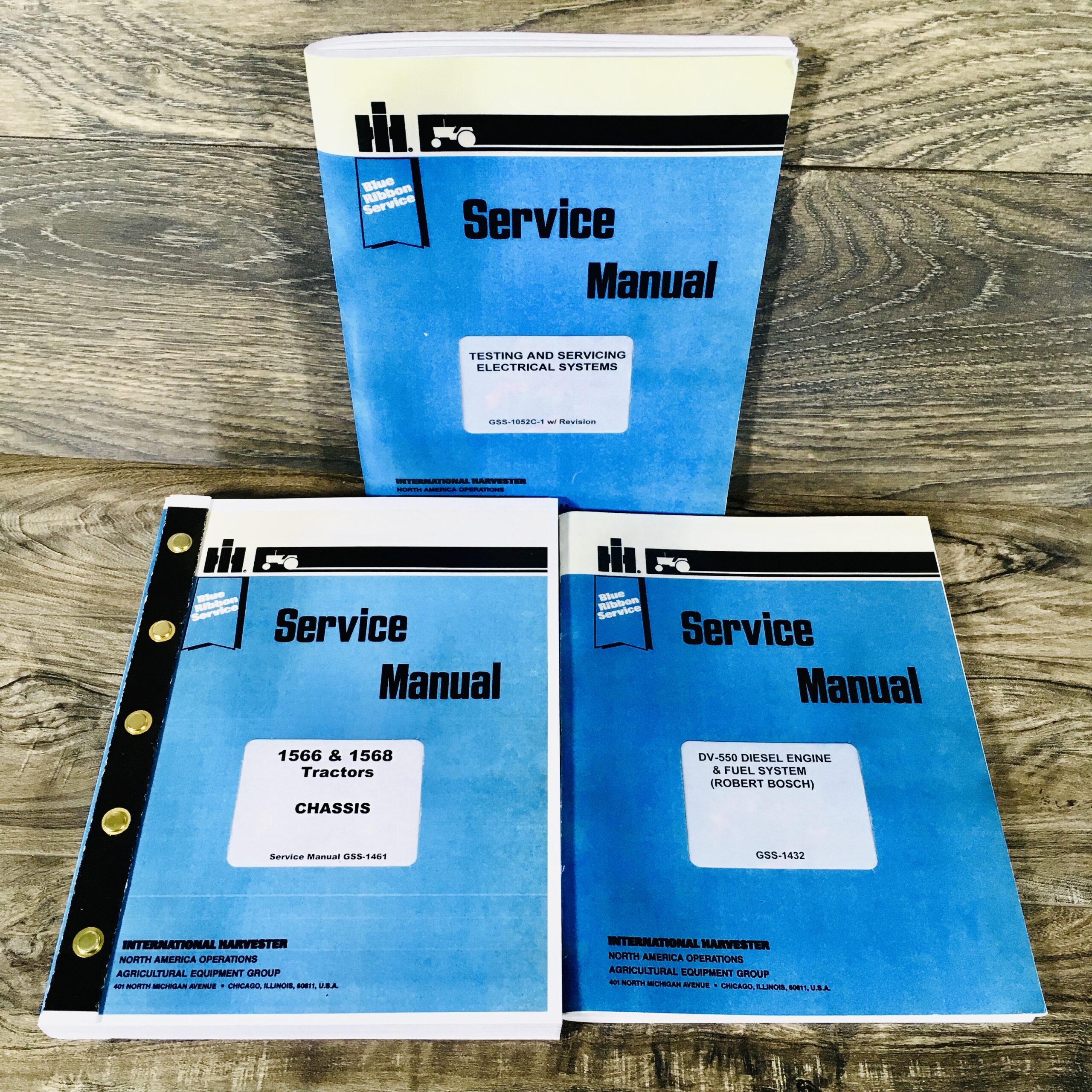 Farmall International 1568 Tractor Service Manual Repair Testing Overhaul Set