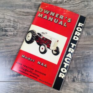 Ford Tractor Naa Golden Jubilee Owners Operators Manual User Guide 1952 - 1954