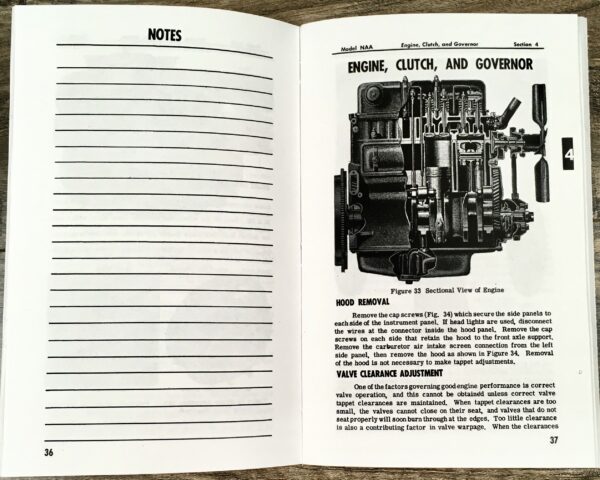 Ford Tractor Naa Golden Jubilee Owners Operators Manual User Guide 1952 - 1954 - Image 6