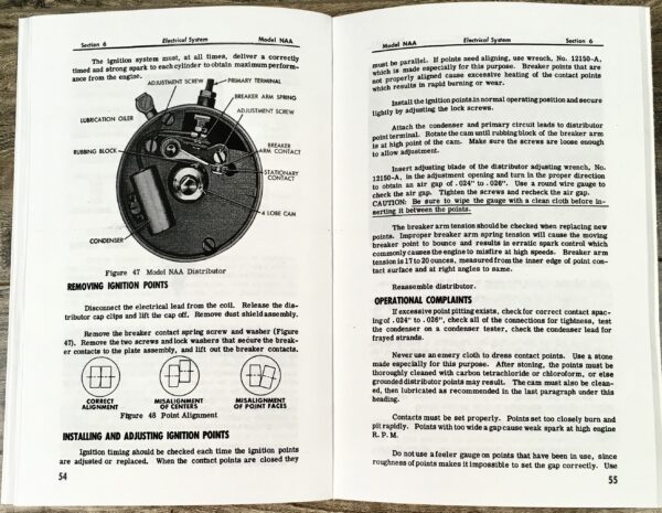 Ford Tractor Naa Golden Jubilee Owners Operators Manual User Guide 1952 - 1954 - Image 8