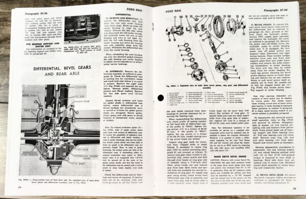 Ford Naa 1939-1959 Tractor Service Repair Shop Manual - Image 4