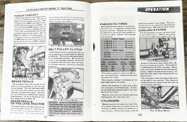 Minneapolis Moline Model U Tractors Owners Operators Maintenance Manual S158 - Image 6