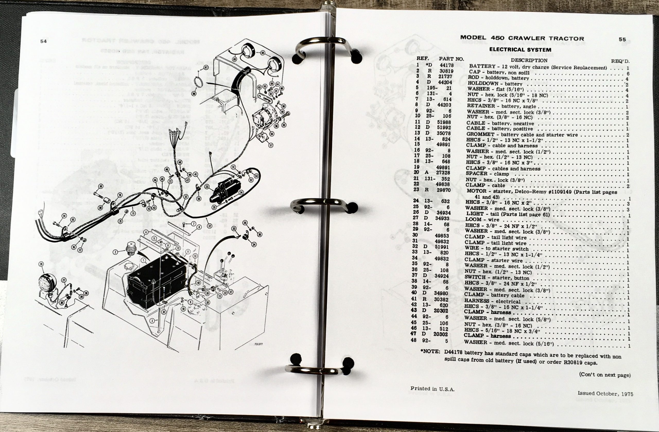 Case 450 Crawler Loader Dozer Service Parts Operators Manual 207 Diesel Engine - Image 19