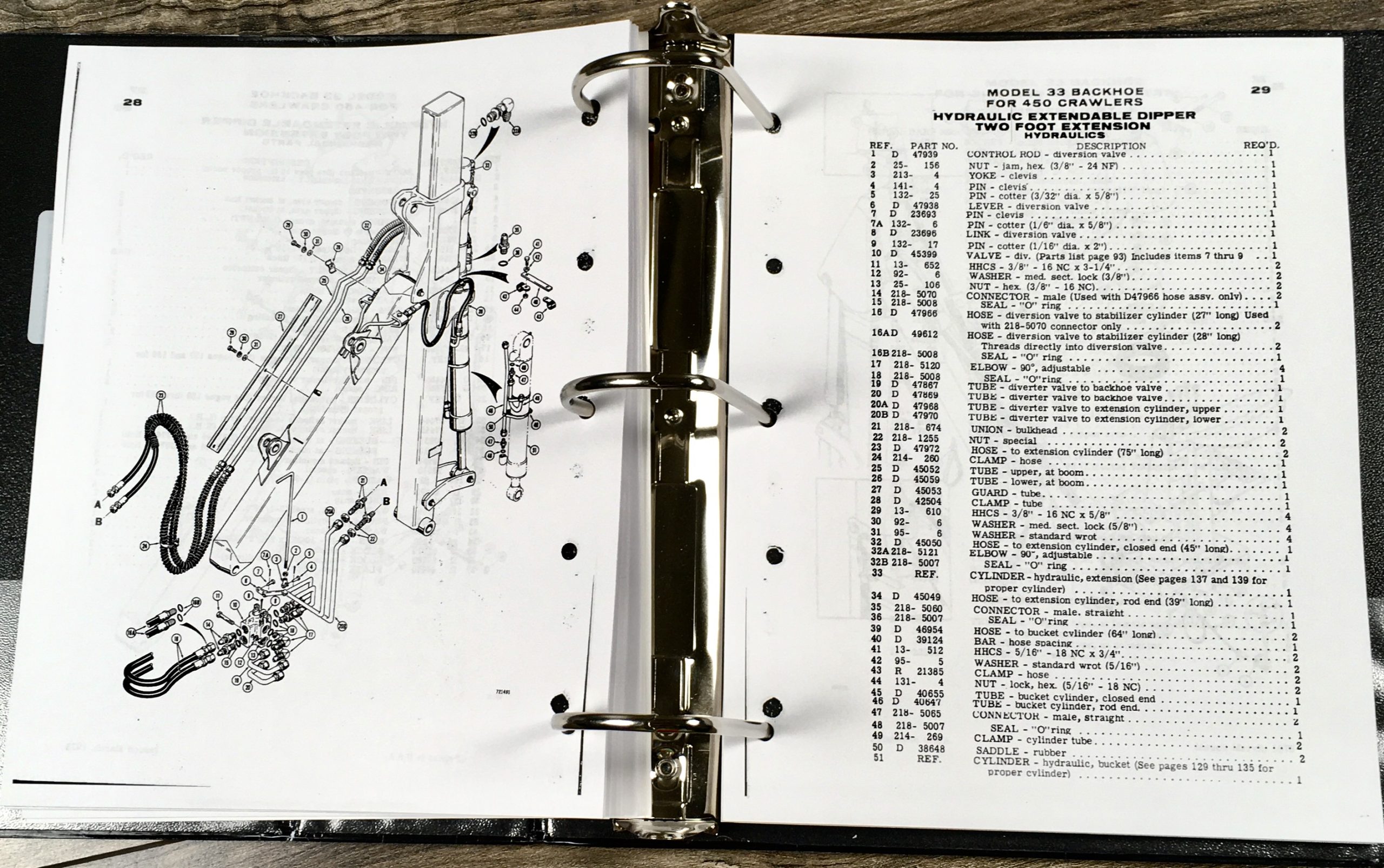 Case 450 Crawler Loader Dozer Service Parts Operators Manual 207 Diesel Engine - Image 20