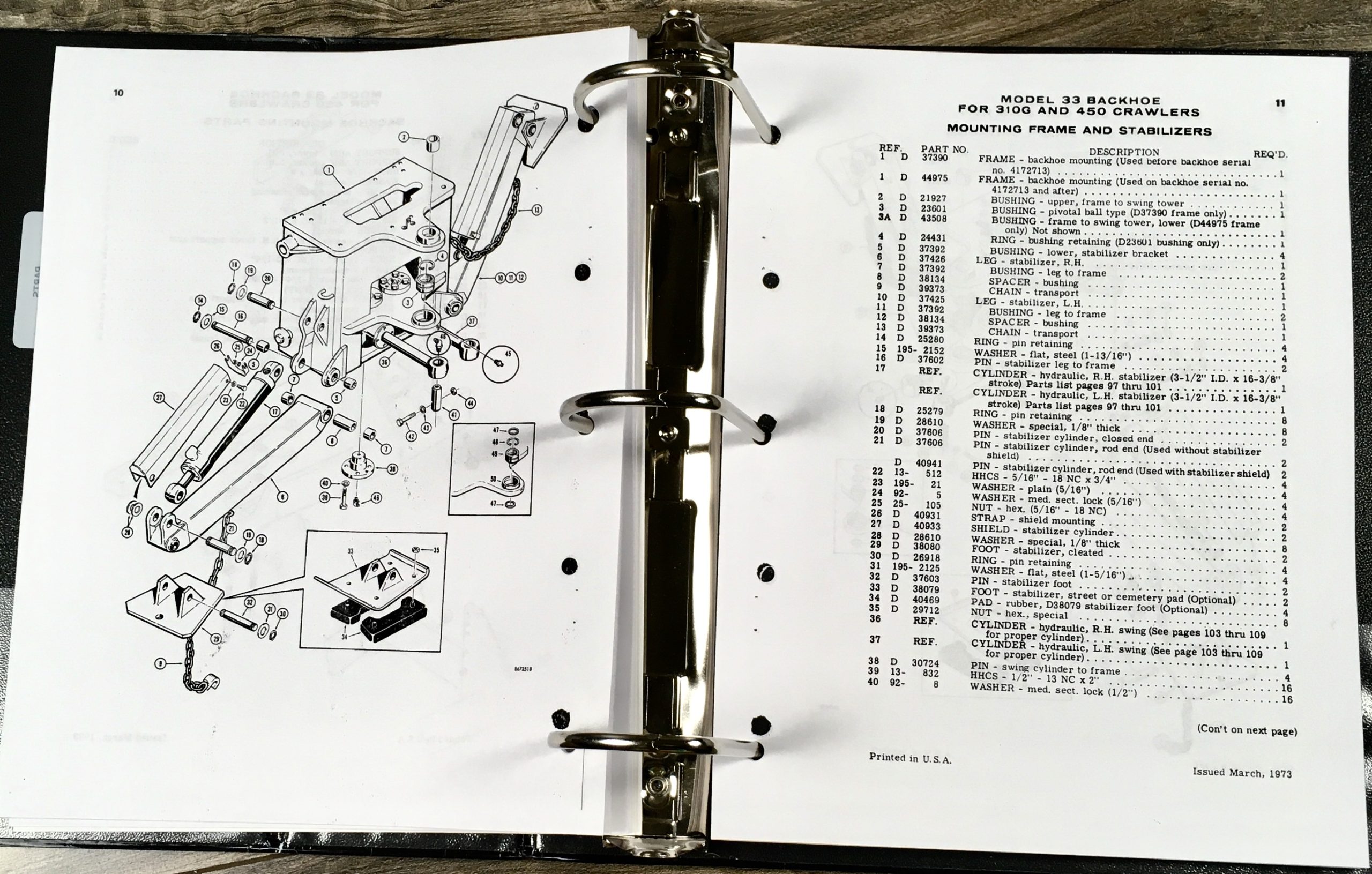 Case 450 Crawler Loader Dozer Service Parts Operators Manual 207 Diesel Engine - Image 23