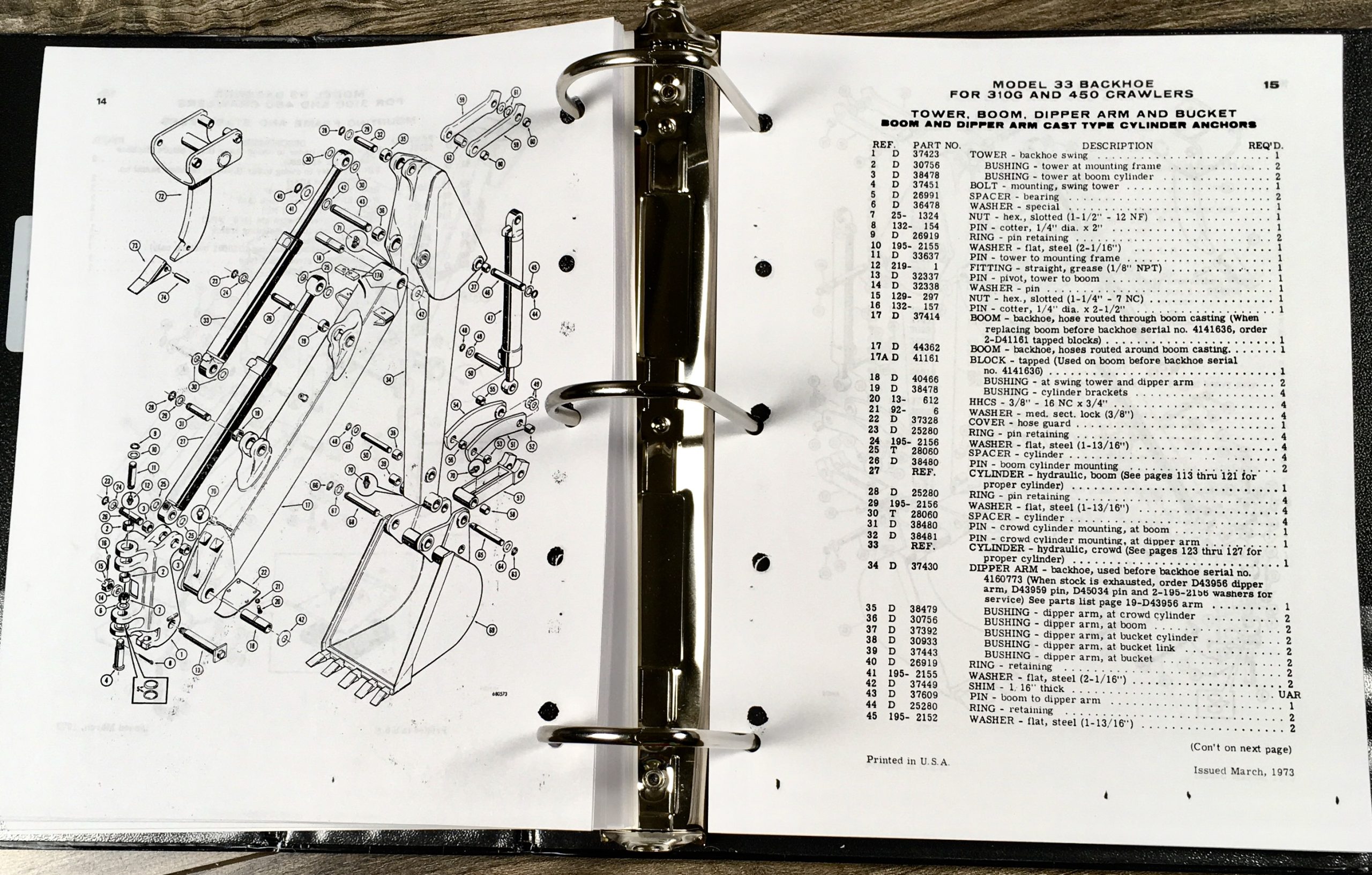 Case 450 Crawler Loader Dozer Service Parts Operators Manual 207 Diesel Engine - Image 24