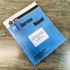 International Farmall A Av B Bn U-2 Tractor Service Repair Shop Manual Factory