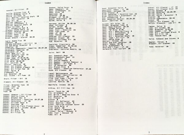 Lot Miller Bobcat 225 225G Welder Generator Onan Engine Service Parts Manual - Image 3