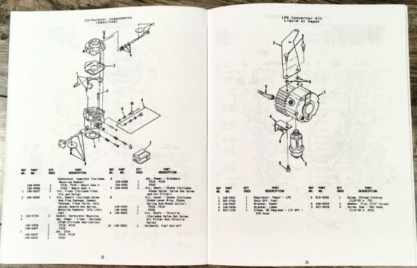 Lot Miller Bobcat 225 225G Welder Generator Onan Engine Service Parts Manual - Image 9
