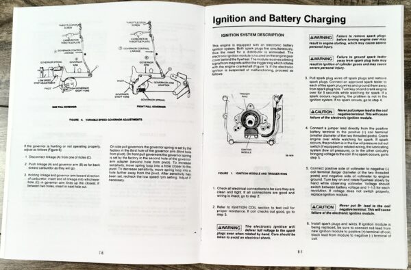 Lot Miller Bobcat 225 225G Welder Generator Onan Engine Service Parts Manual - Image 12