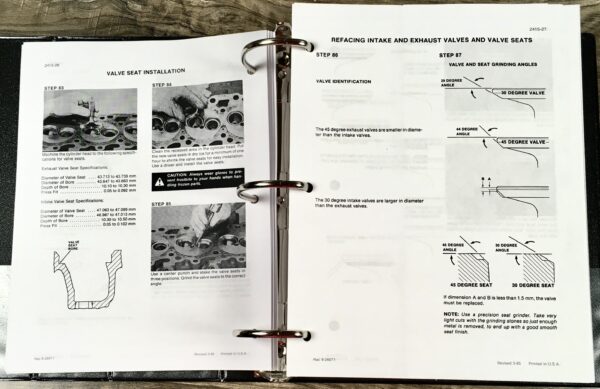 Case 780C Ck Tractor Loader Backhoe Service Parts Operators Manual Catalog Set - Image 12