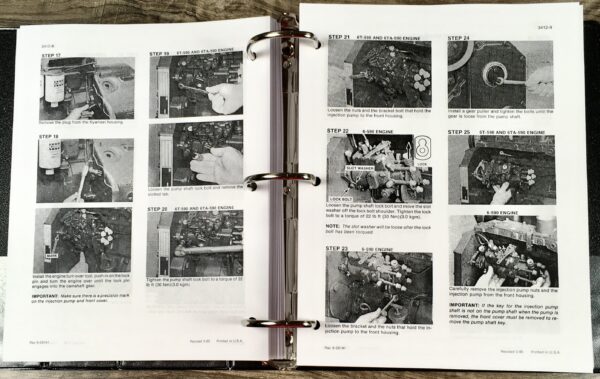 Case 780C Ck Tractor Loader Backhoe Service Parts Operators Manual Catalog Set - Image 11
