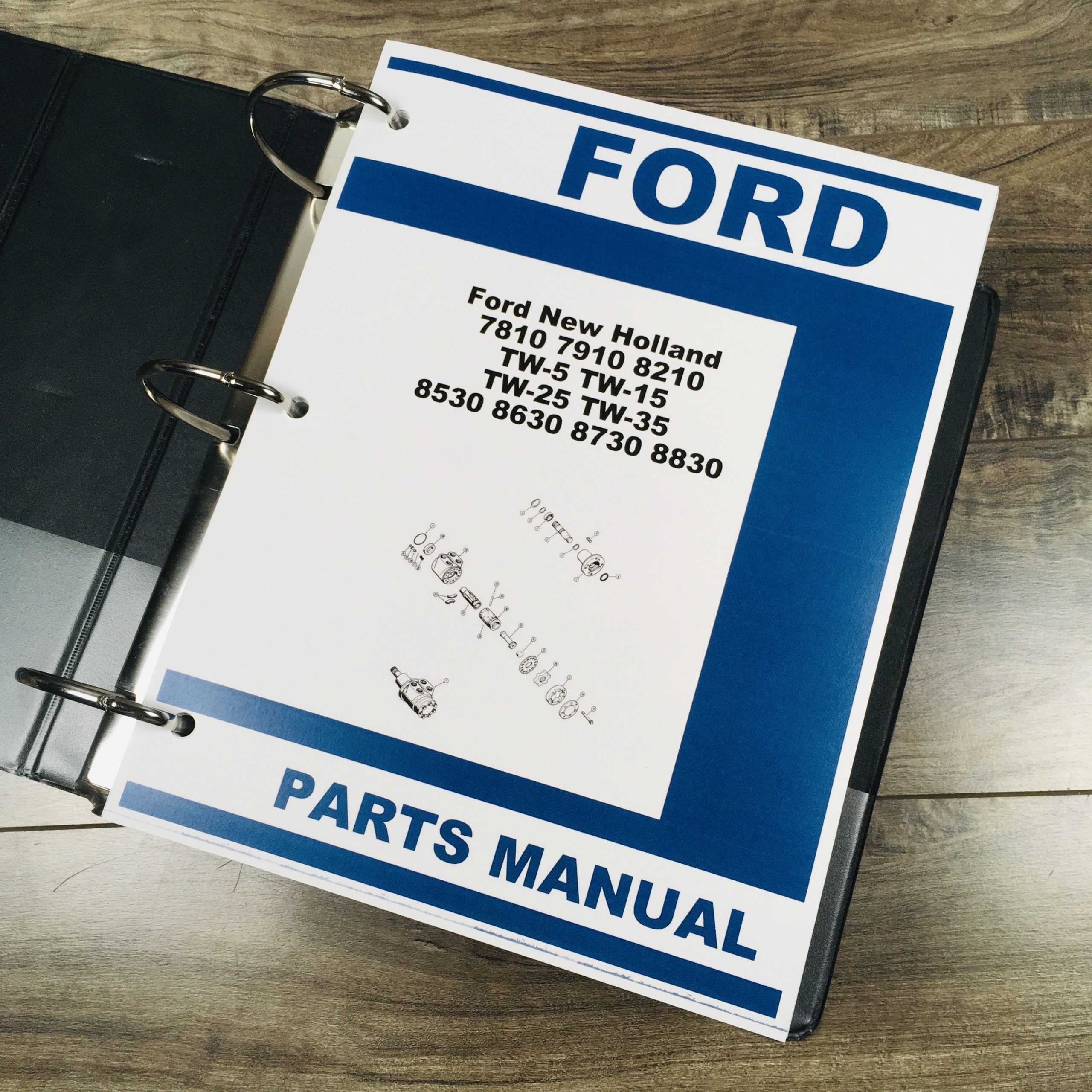 Ford 7810 7910 8210 8530 8630 8730 8830 Tractor Parts Manual Catalog Assembly - Image 2