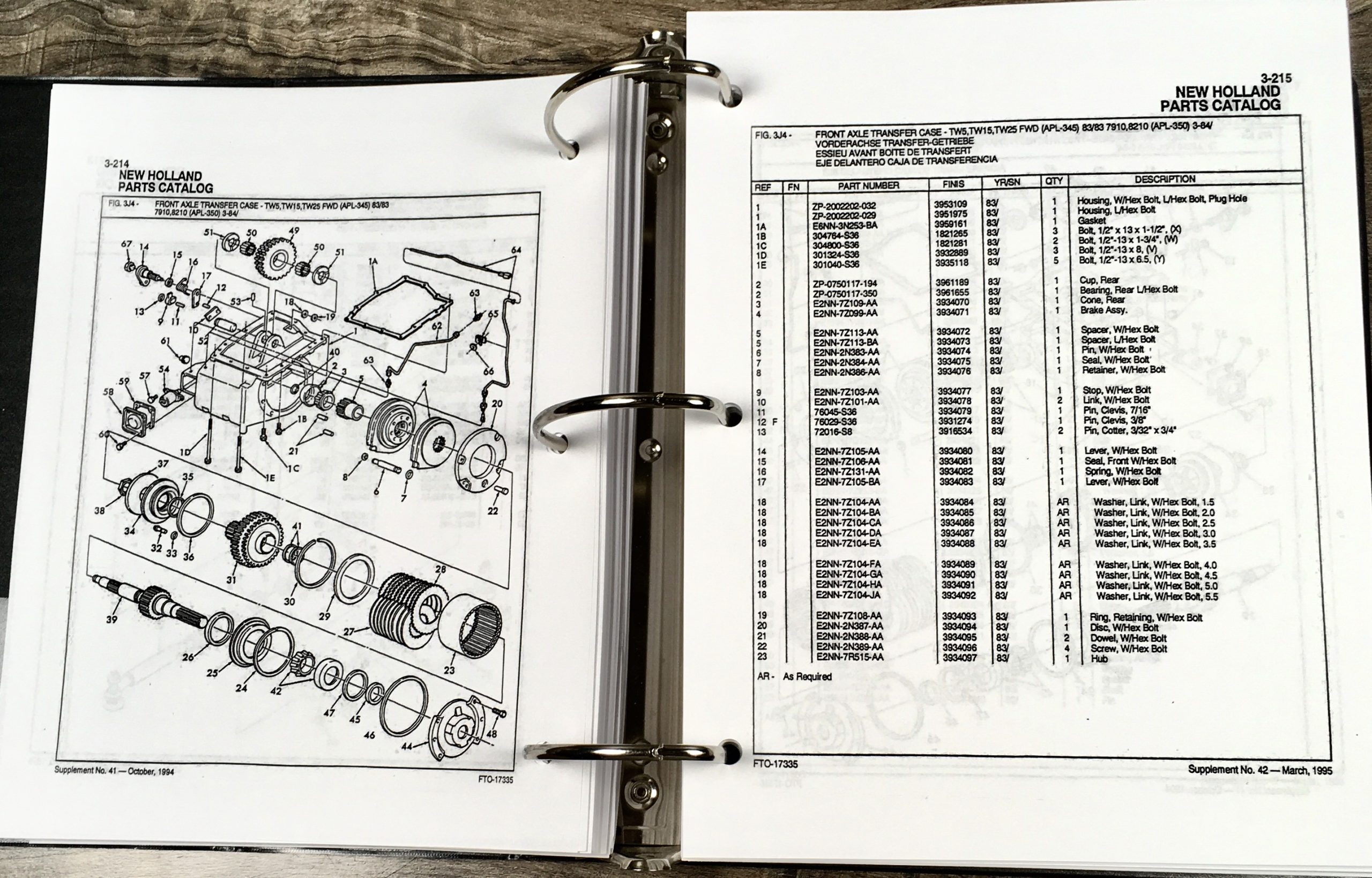 Ford 7810 7910 8210 8530 8630 8730 8830 Tractor Parts Manual Catalog Assembly - Image 8
