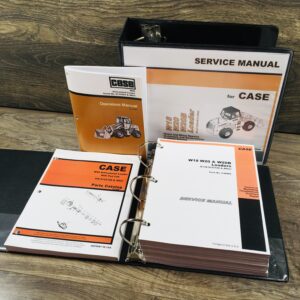 Case W20 Wheel Loader Service Manual Parts Catalog Operators Set S/N 9123140-UP