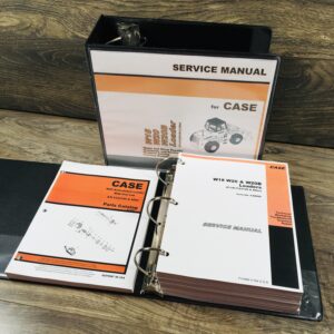 Case W20 Wheel Loader Service Manual Parts Catalog Repair Set S/N 9123140-UP