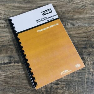 Case 2670 Tractor Operators Owners Manual Maintenance S/N Starting with 8825001
