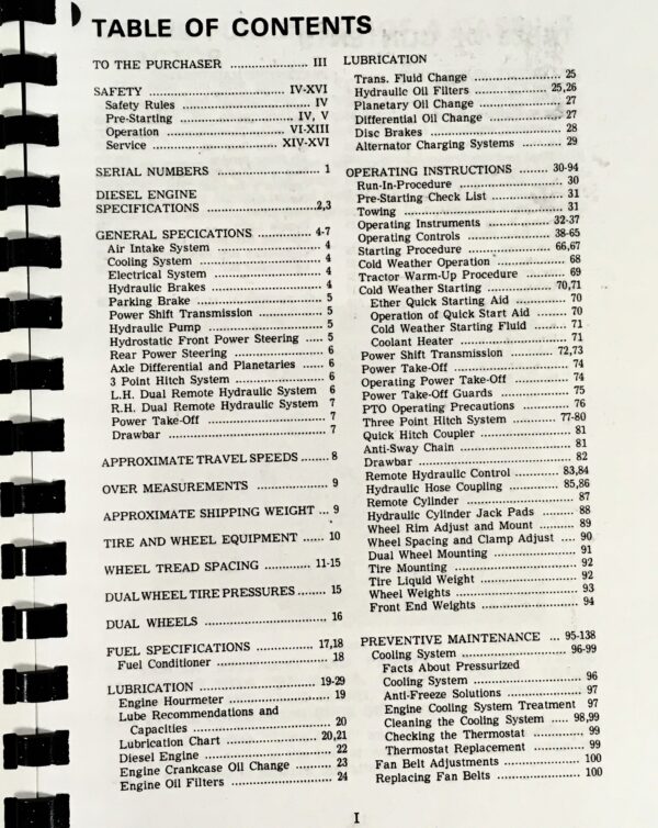 Case 2670 Tractor Operators Owners Manual Maintenance S/N Starting with 8825001 - Image 2