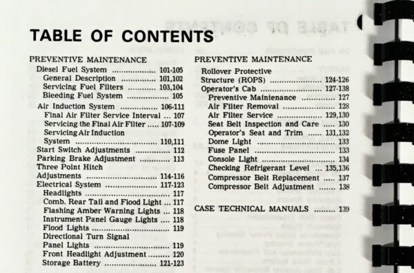 Case 2670 Tractor Operators Owners Manual Maintenance S/N Starting with 8825001 - Image 3