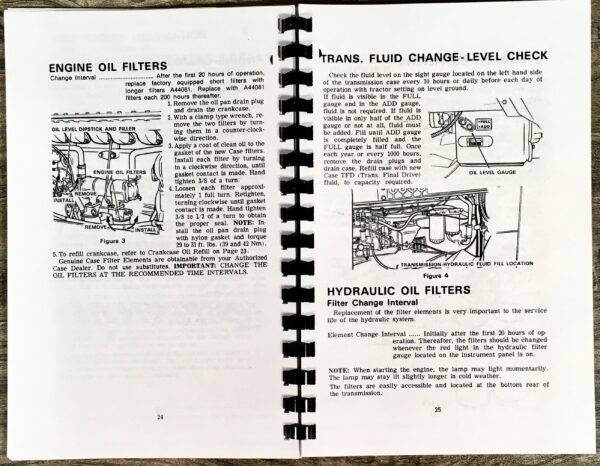 Case 2670 Tractor Operators Owners Manual Maintenance S/N Starting with 8825001 - Image 8