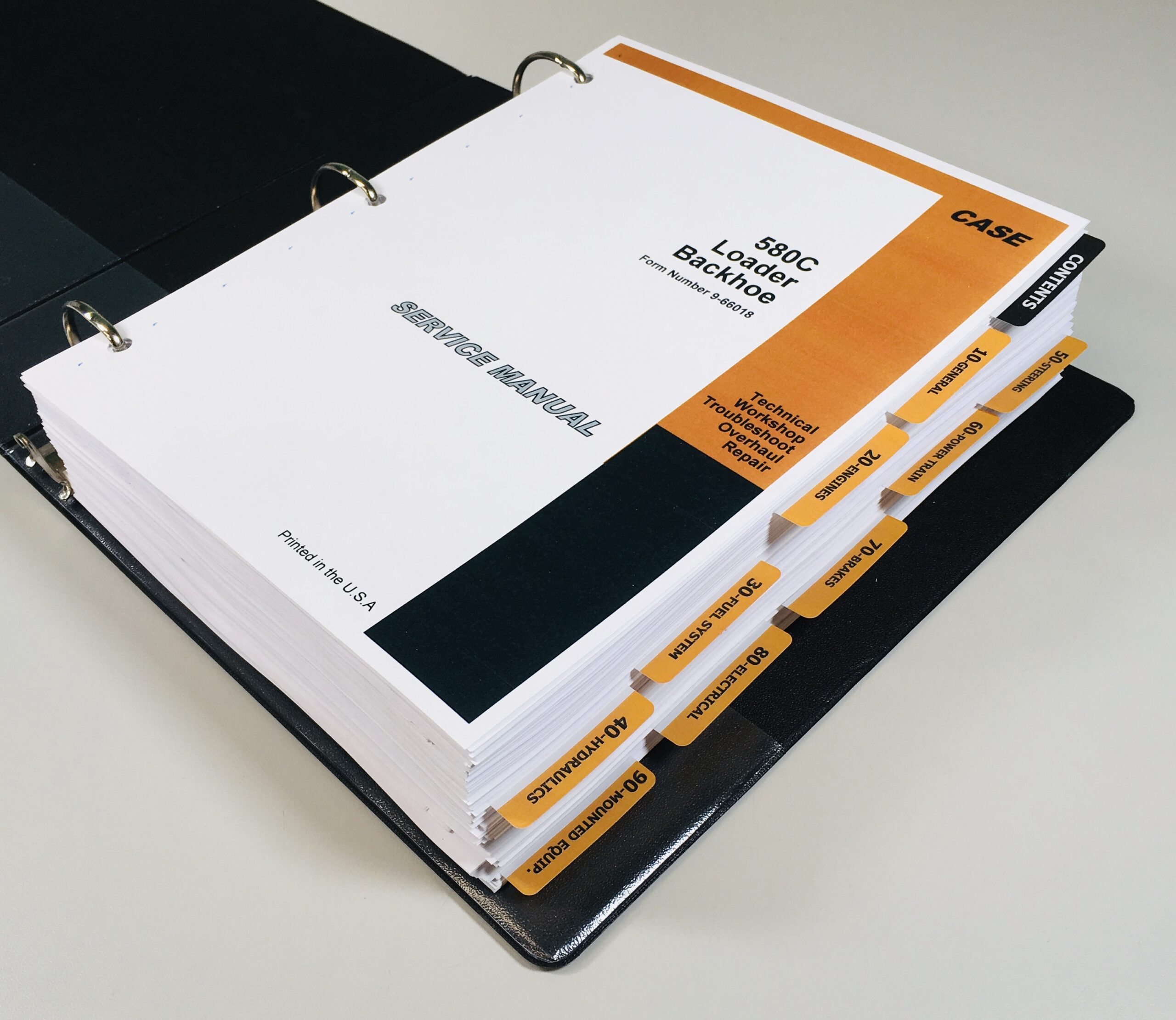 Case 580C Loader Backhoe Operators Service Parts Manual Repair Shop Tractor Ck - Image 2