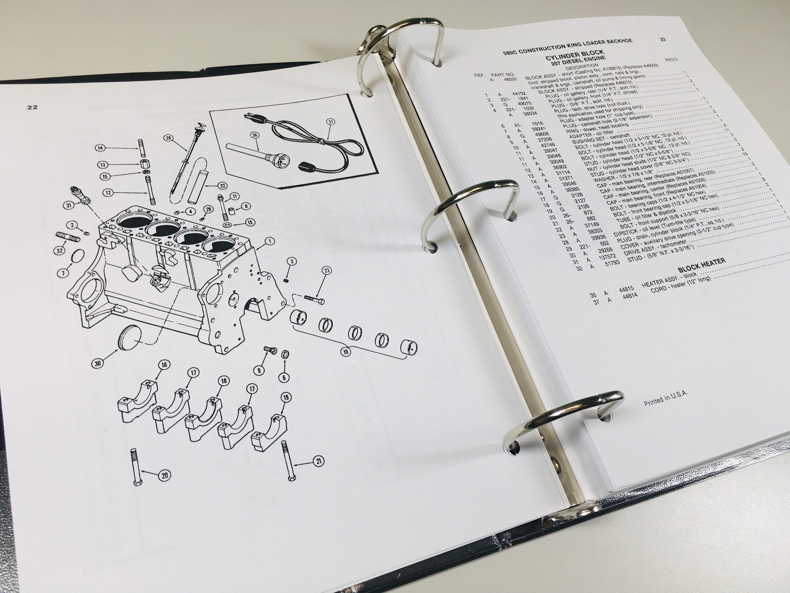 Case 580C Loader Backhoe Operators Service Parts Manual Repair Shop Tractor Ck - Image 23