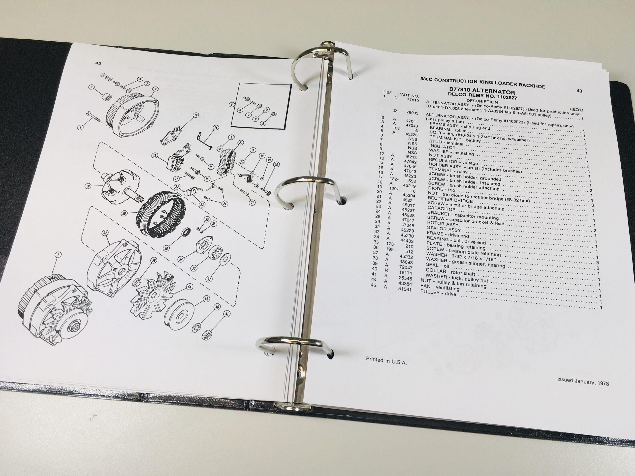 Case 580C Loader Backhoe Operators Service Parts Manual Repair Shop Tractor Ck - Image 24