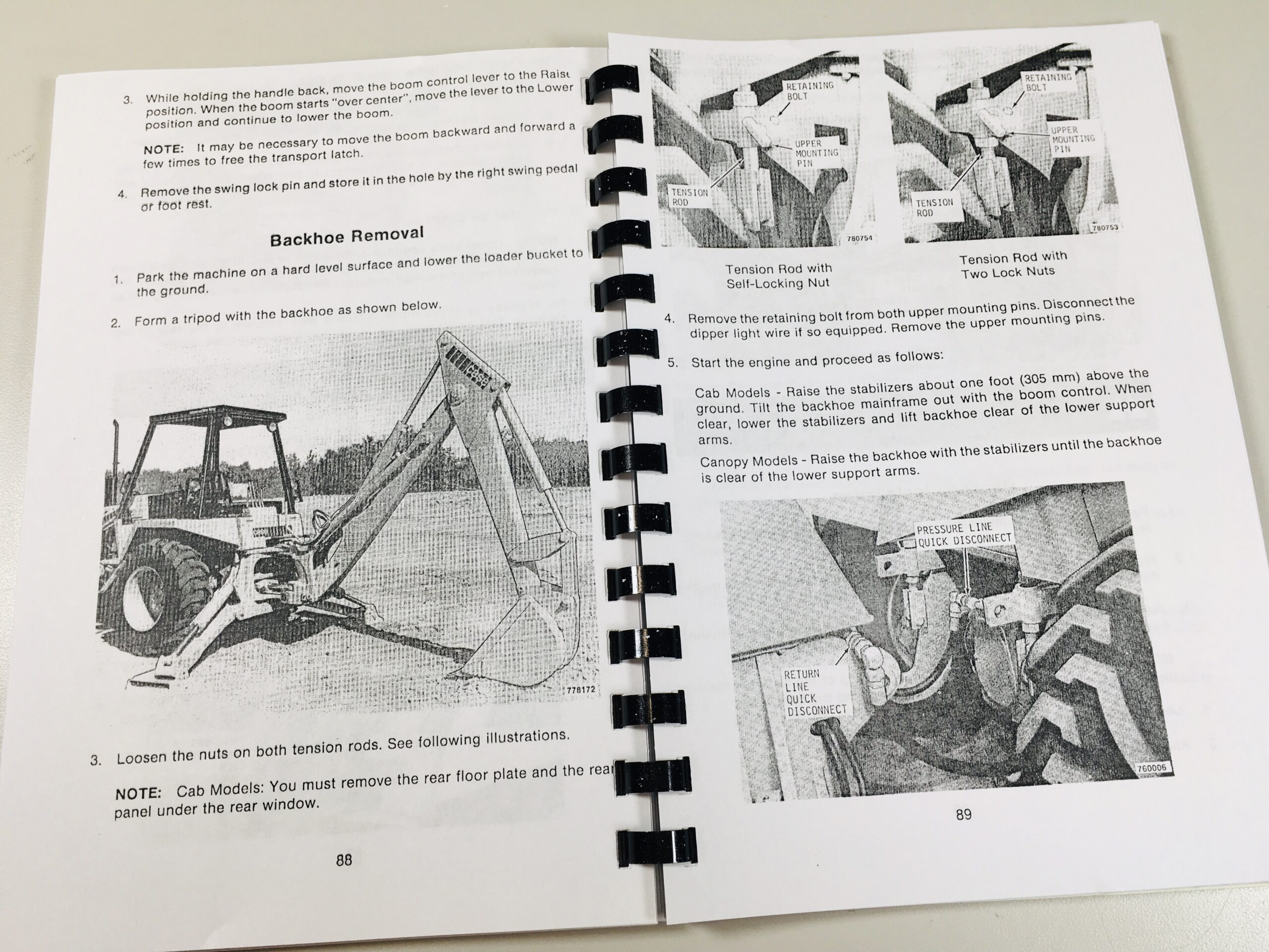 Case 580C Loader Backhoe Operators Service Parts Manual Repair Shop Tractor Ck - Image 32