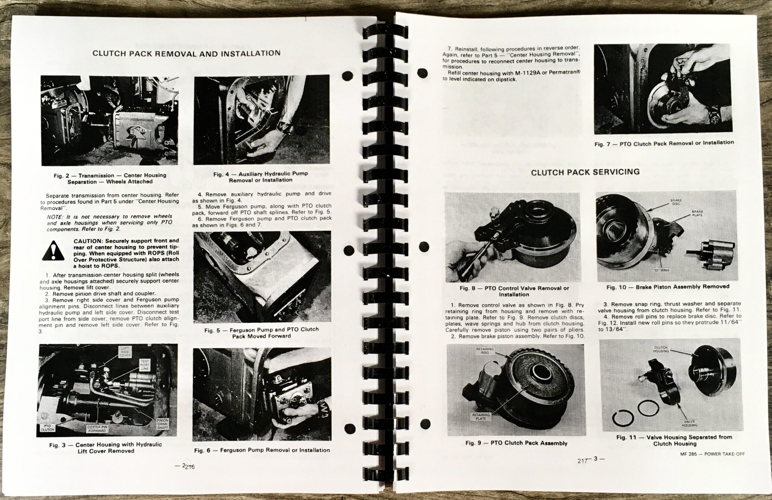 Massey Ferguson 285 Tractor Service Repair Manual Technical Shop Book Overhaul - Image 7