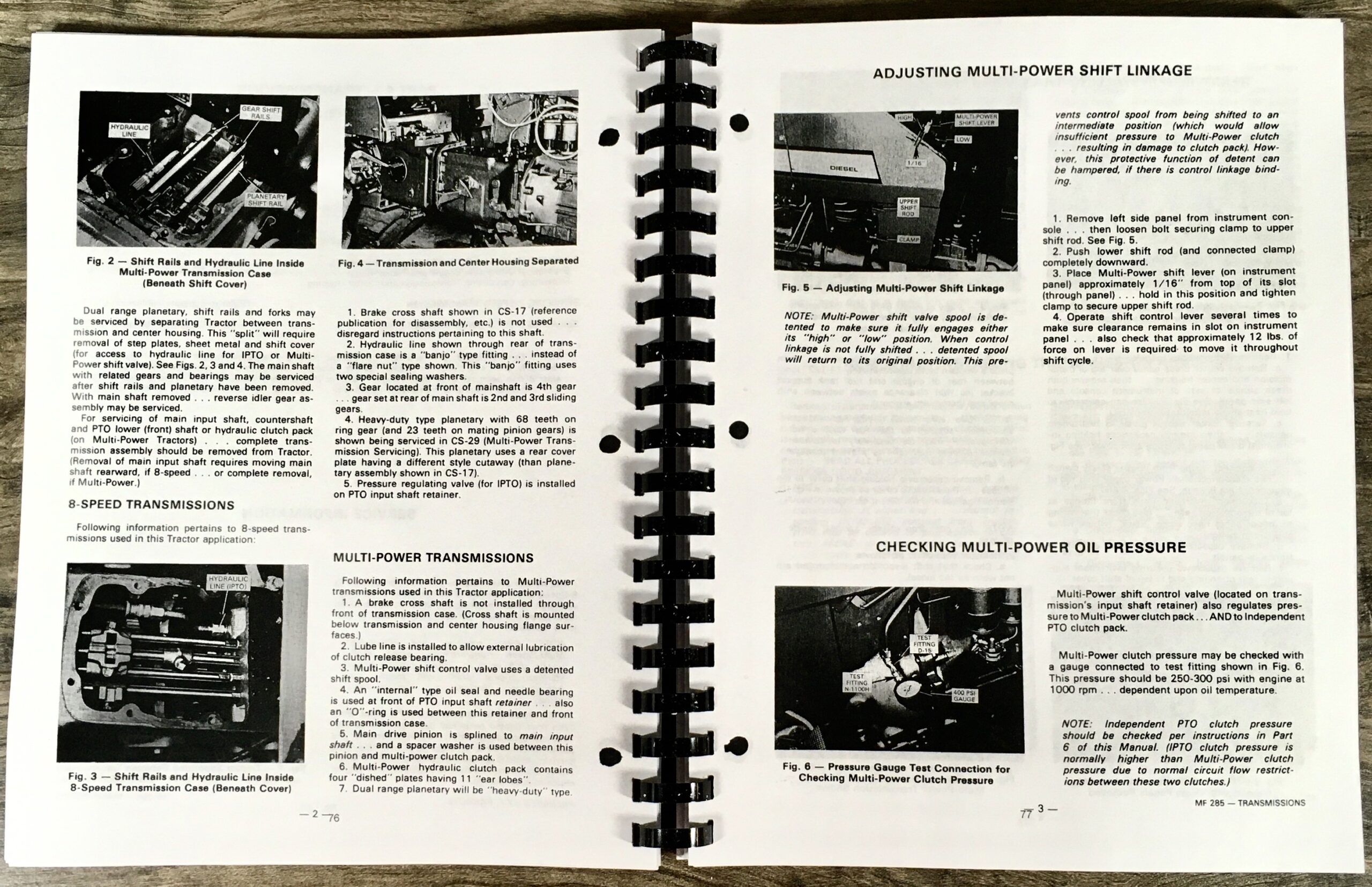 Massey Ferguson 285 Tractor Service Repair Manual Technical Shop Book Overhaul - Image 4