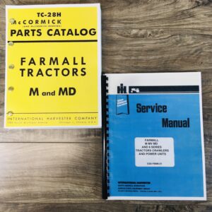 Farmall International MD MDV Tractor Service Parts Manual Set Repair Catalog IH