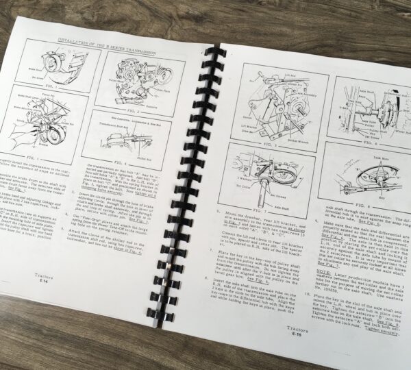 Allis Chalmers B-Series B206 B207 B208 B210 B212 Hb212 Tractors Service Manual - Image 9